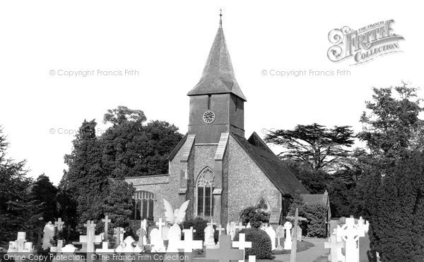 Photo of Sanderstead, All Saints Church c1955
