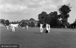 Cricket On The Green c.1955, Sanderstead