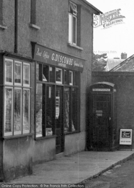 Photo of Sandford, G Discombe's Post Office And Store c.1955