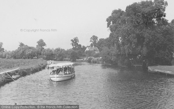 Photo of Sandford On Thames, River Thames At The Lock c.1955
