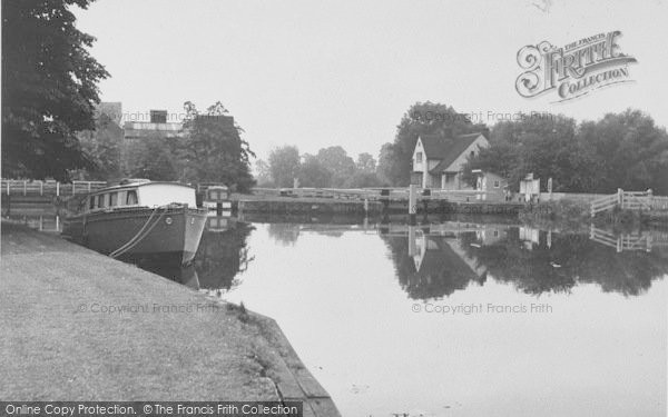 Photo of Sandford On Thames, The Lock c.1955
