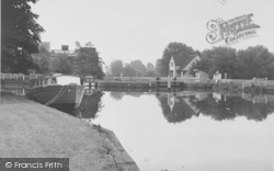 The Lock c.1955, Sandford-on-Thames