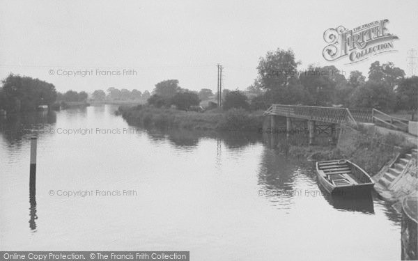Photo of Sandford On Thames, The River And Lock c.1955