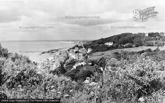 Photo of Sandgate, From Radnor Cliff c.1950