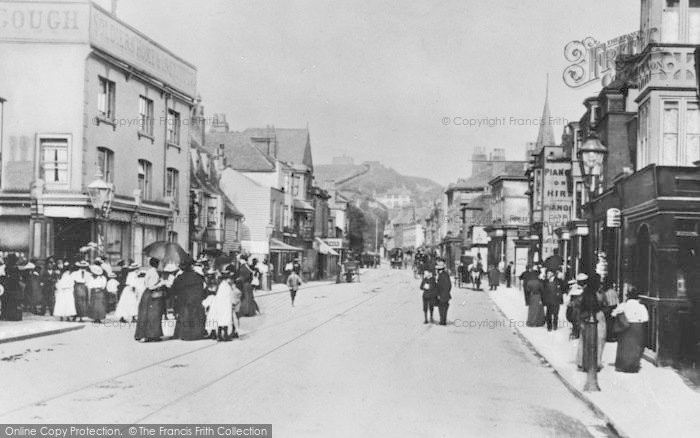 Photo of Sandgate, High Street c.1895