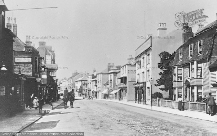 Photo of Sandgate, High Street c.1900
