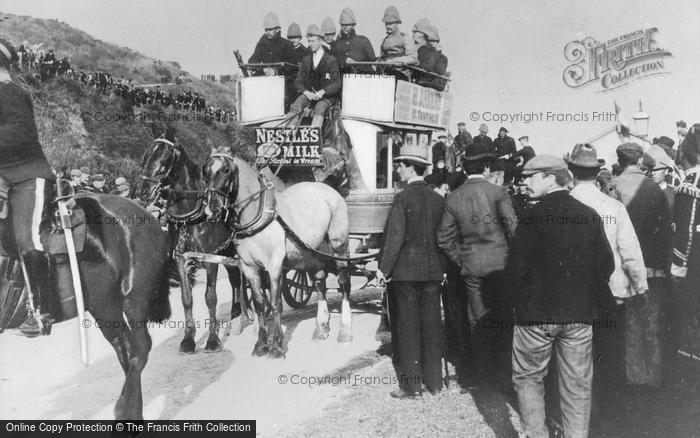Photo of Sandgate, Horse Drawn Coach Carrying Wounded Soldiers From Ladysmith 1900
