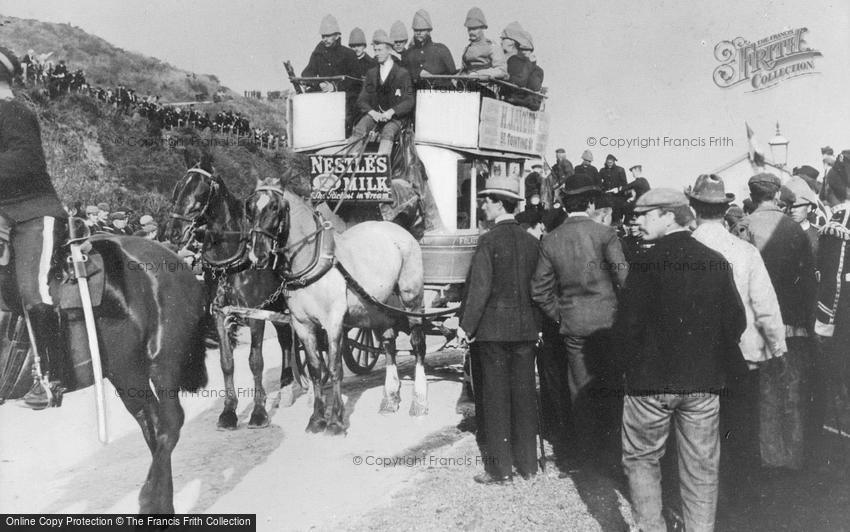 Sandgate, Horse-drawn Coach carrying Wounded Soldiers from Ladysmith 1900