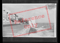 Rough Sea On The Front c.1965, Sandgate