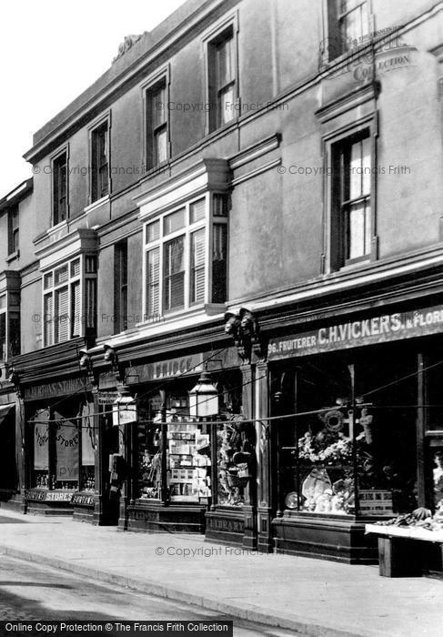 Photo of Sandgate, Shops In High Street 1903