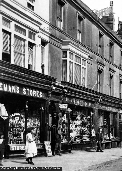 Photo of Sandgate, Shops On High Street 1906