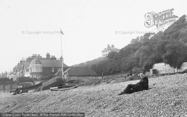 Photo of Sandgate, The Beach, Radnor Cliff 1906