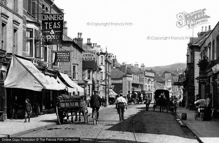 Photo of Sandgate, The Busy High Street 1906