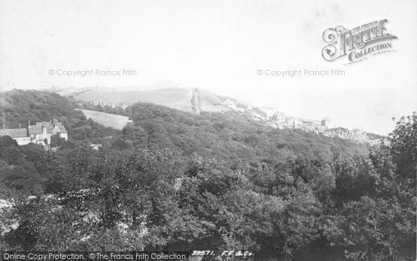 Photo of Sandgate, View Towards Folkestone 1897