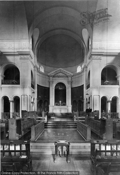 Photo of Sandhurst, Christ Church Interior, Royal Military College 1920
