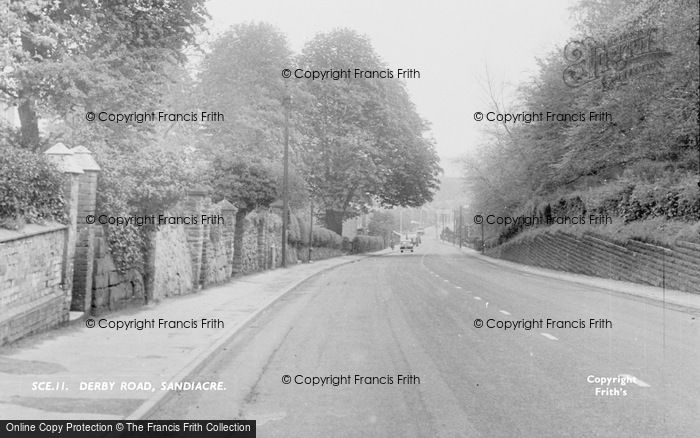 Photo of Sandiacre, Derby Road c.1955
