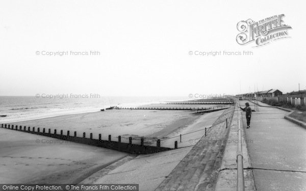 Photo of Sandilands, The Promenade And Beach c.1955