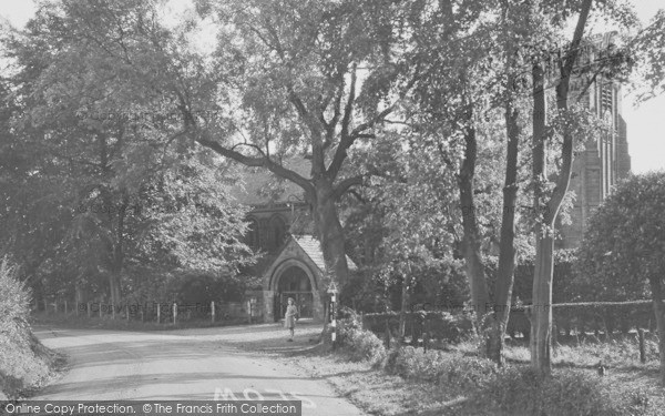 Photo of Sandiway, Norley Road And Church c.1955