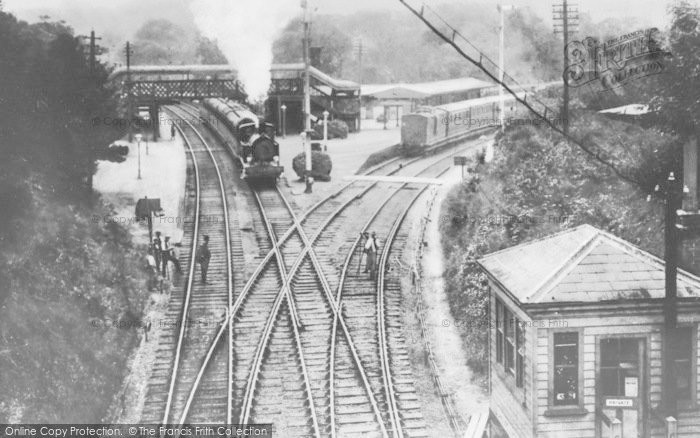 Photo of Sandling, Railway Junction c.1900