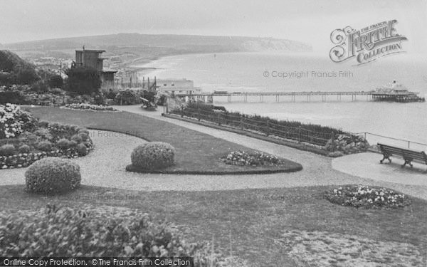 Photo of Sandown, Battery Gardens c.1955