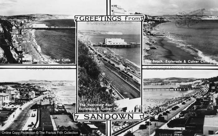 Photo of Sandown, Composite c.1950