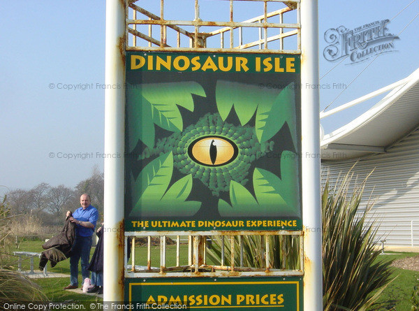Photo of Sandown, Dinosaur Isle Museum Sign 2005