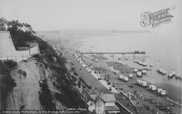 Photo of Sandown, From The Cliffs 1893