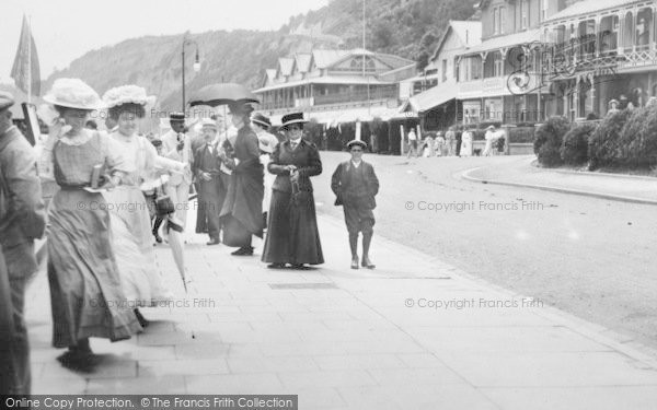 Photo of Sandown, Ladies On The Promenade 1908