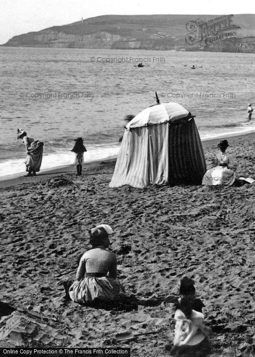 Photo of Sandown, Ladies On The Sands 1890