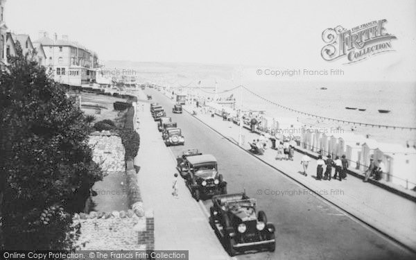 Photo of Sandown, Promenade And Culver Cliffs 1933