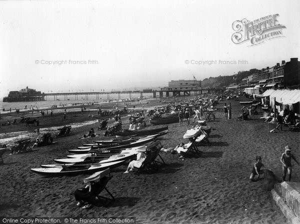 Photo of Sandown, The Beach And Pier 1935