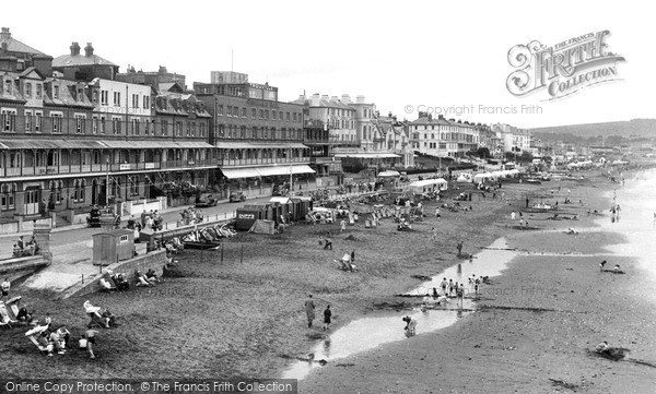 Photo of Sandown, The Beach And Promenade c.1955