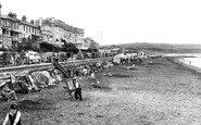 Sandown, the Beach c1950