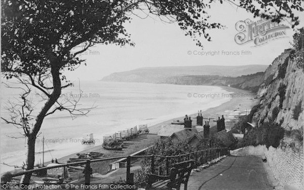 Photo of Sandown, The Cliff Path And Dunnose Head 1890