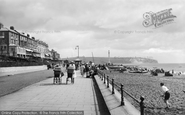 Photo of Sandown, The Promenade 1923