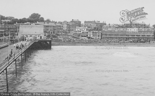 Photo of Sandown, View From The Pier c.1955