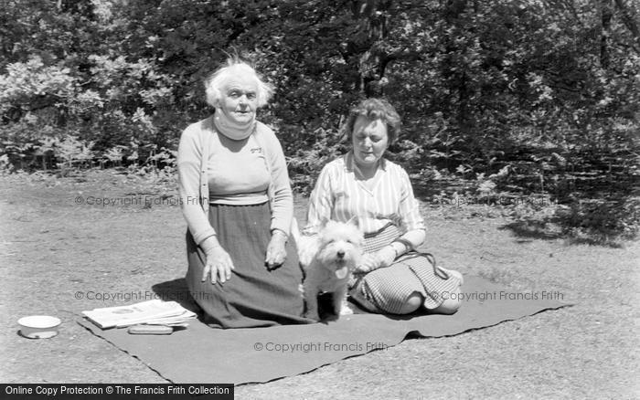 Photo of Sandringham, Caravan Site, Holidaymakers c.1964