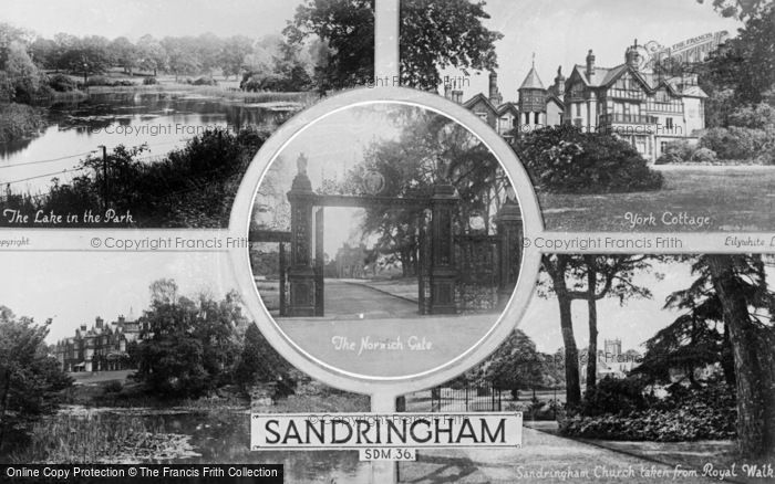 Photo of Sandringham, Composite c.1955