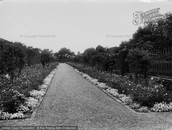 Photo of Sandringham, Kitchen Garden, Rose Walk 1927