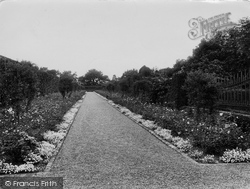 Kitchen Garden, Rose Walk 1927, Sandringham