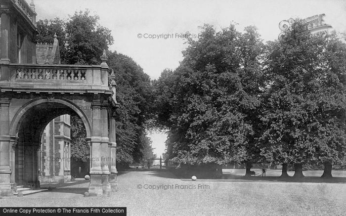 Photo of Sandringham, Portico And Avenue 1896