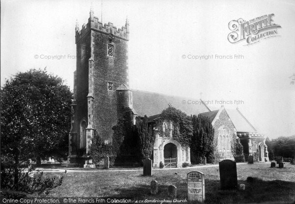 Photo of Sandringham, The Church 1896