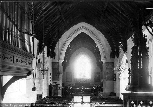 Photo of Sandringham, The Church, Interior 1896