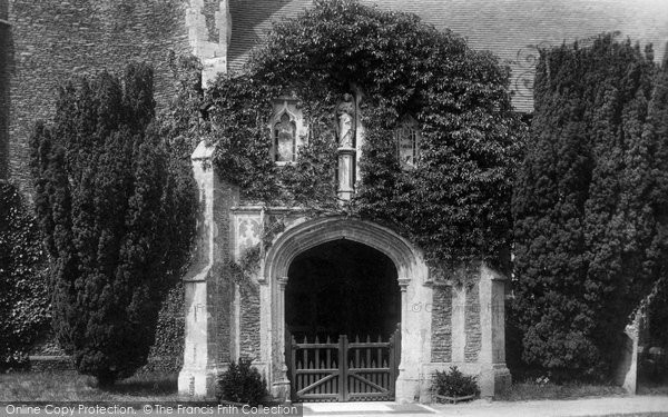 Photo of Sandringham, The Church Porch 1896