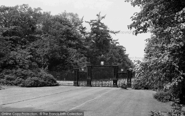 Photo of Sandringham, The Gates c.1955