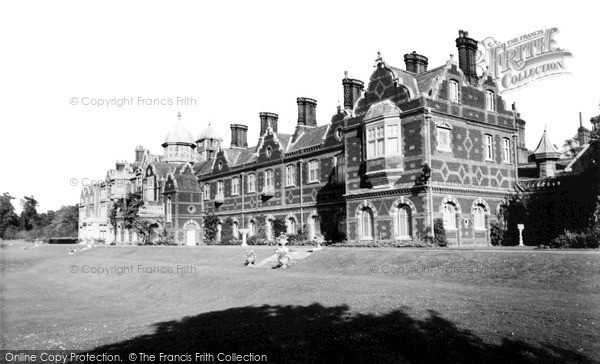 Photo of Sandringham, The House, West Terrace c.1955