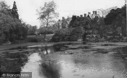 The Lake And The House c.1955, Sandringham