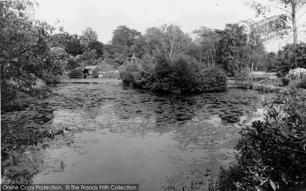 Photo of Sandringham, The Lake c.1955
