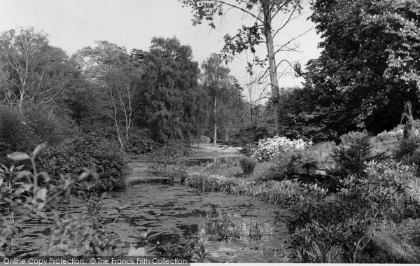 Photo of Sandringham, The Lake c.1955
