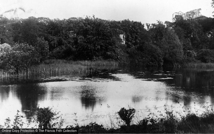 Photo of Sandringham, The Lake In The Park c.1930